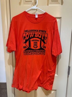 Oklahoma State Cowboys Orange Homecoming Tee 2024
